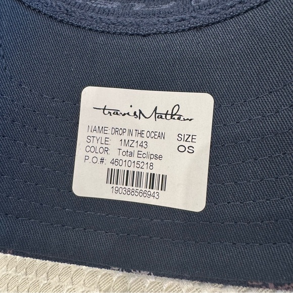 Travis Mathew NEW Blue Golf DROP IN THE OCEAN Hat B28/2 - Picture 9 of 12